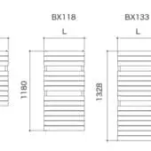 PS HRヒータ　BXスペック図面