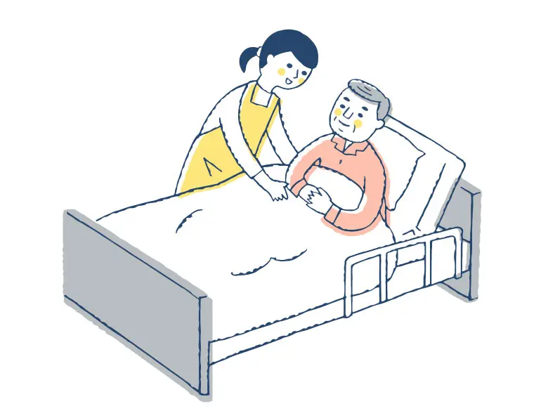 老人ホームのイラスト